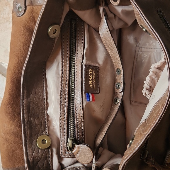 Abaco Jamily Python Snake Flap Bag - Brown - Picture 15 of 17